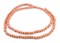 The Bead Chest Natural 6mm Wooden Beads in Orange for Jewelry Making – Round Loose Wood Spacer Beads I Approximately 75 Beads